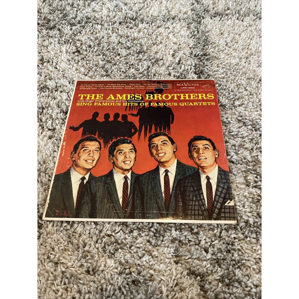 AMES BROTHERS-Famous Hits of Famous Quartets-1958-Paper Doll LPM 1954 MONO